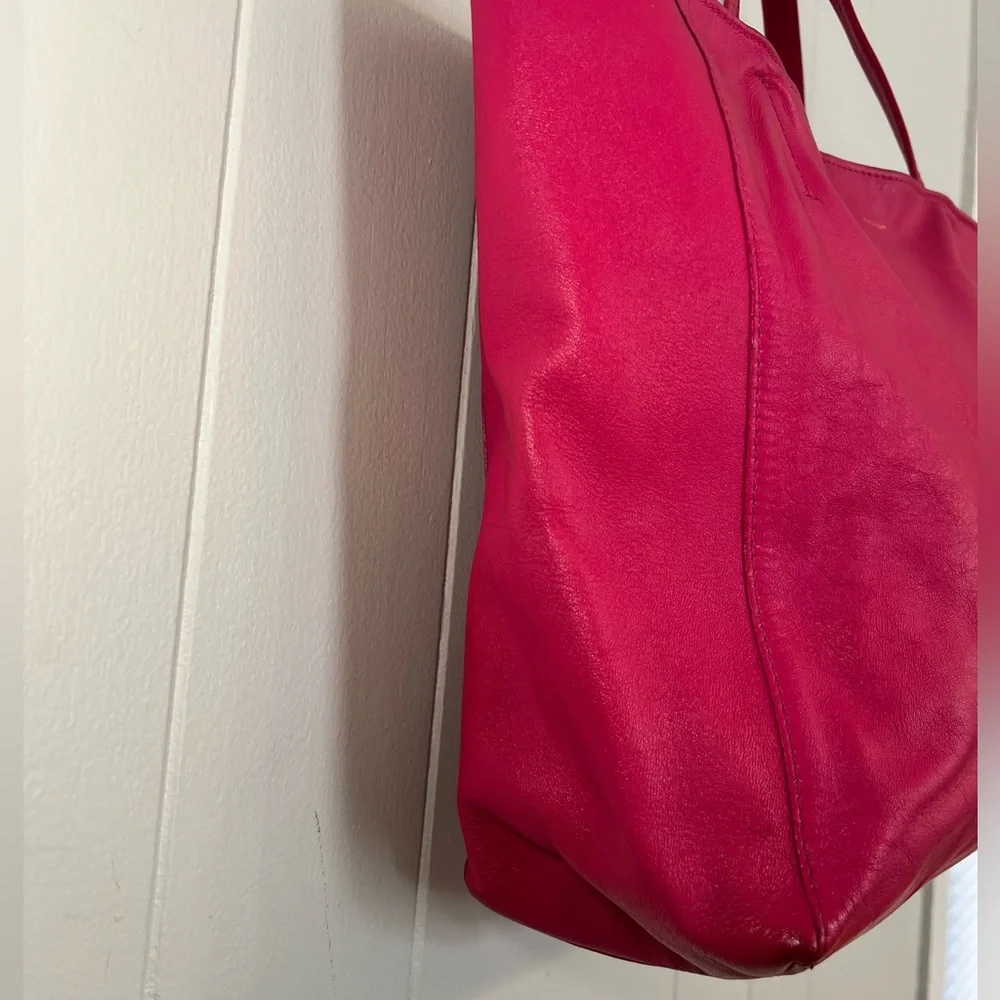 CELINE Horizontalkava Tote‎ Bag Pink Leather 100% authentic